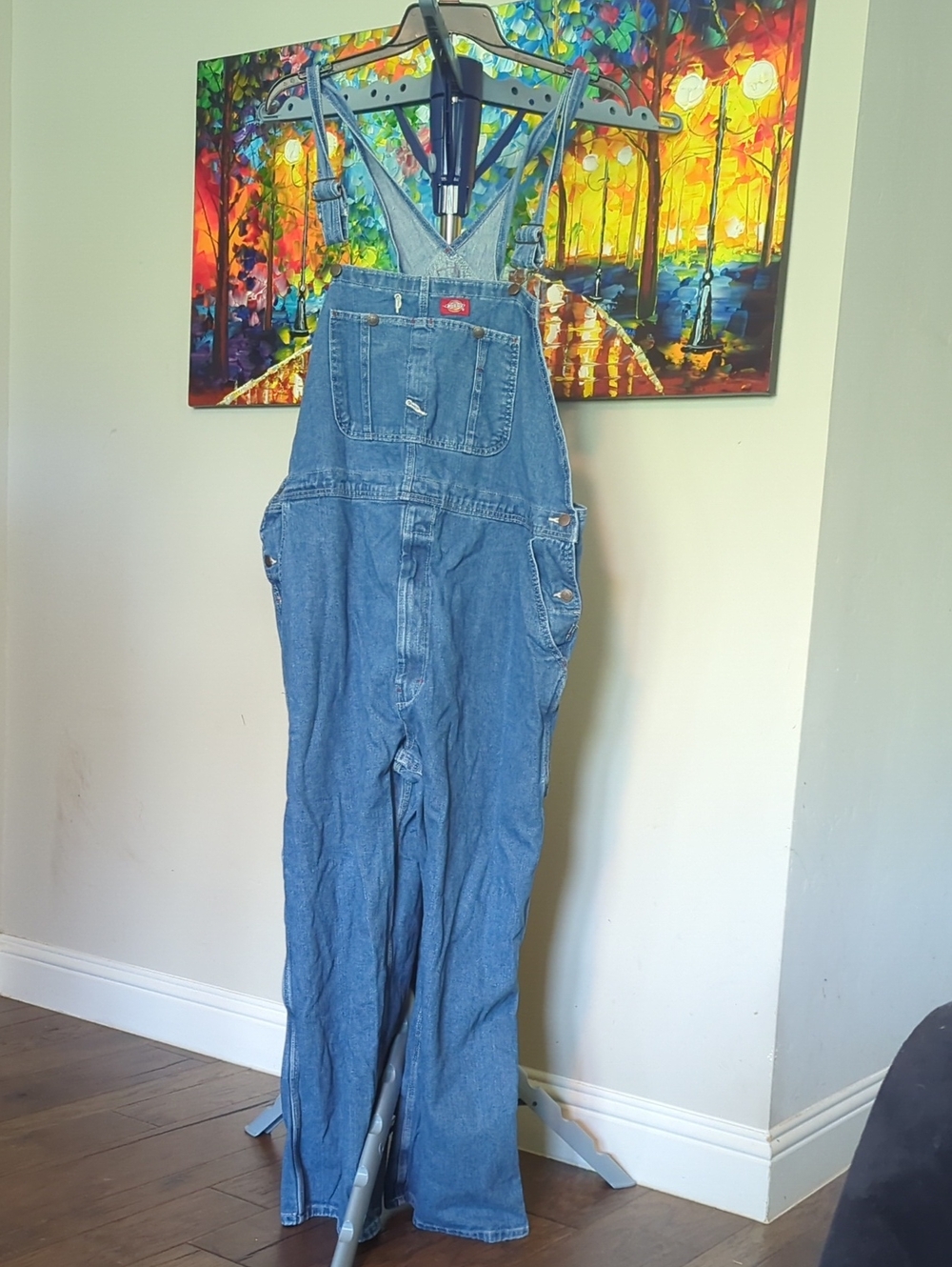 Classic Blue Denim Men’s Overalls with Utility Bib #2